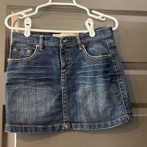 Denim Mini Skirt Size Small Brand: Stradivarius